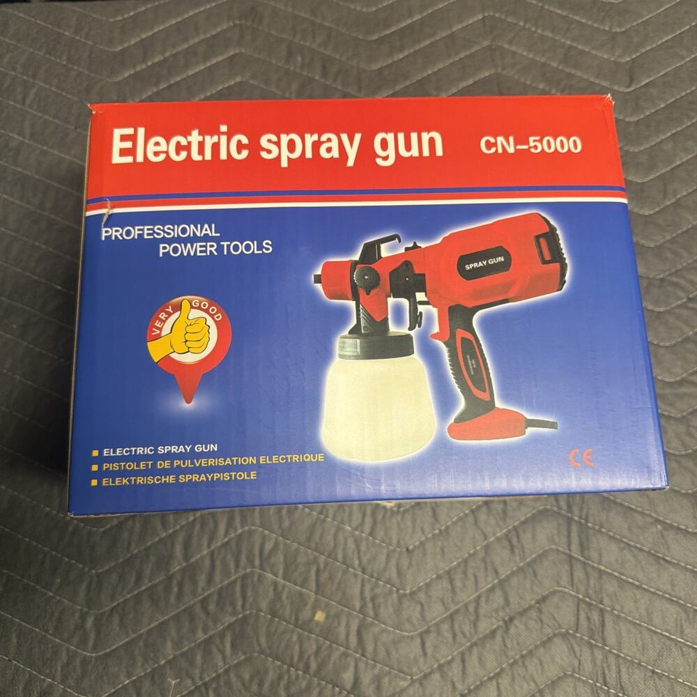 CN-5000 Electric Paint Spray Gun Neon Green Corded Paint Sprayer w/ Manual
